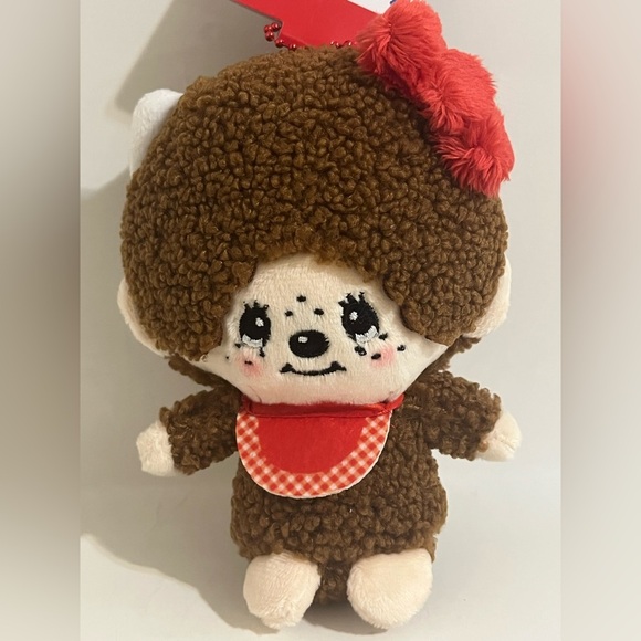Monchhichi Hello Kitty Keychain Plush - Picture 2 of 5